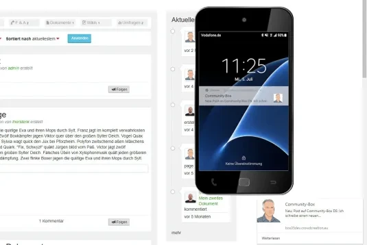Push-Benachrichtigung auf Desktop und Android-Gerät